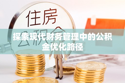 合阳探索现代财务管理中的公积金优化路径