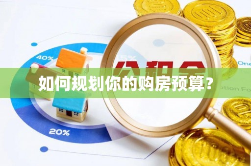 合阳如何规划你的购房预算？